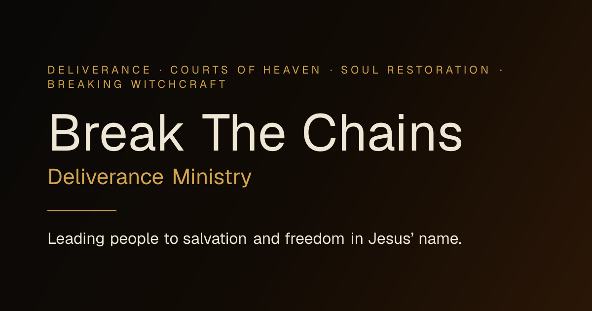 🔥Supernatural Bloodline Renunciation and Warfare Prayer🔥 · Break The Chains